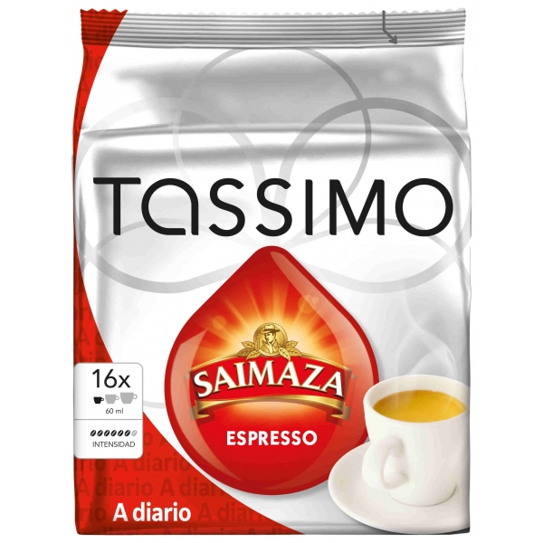 CAF&Eacute; TASSIMO CAPSULAS SAIMAZA EXPRESSO 16U