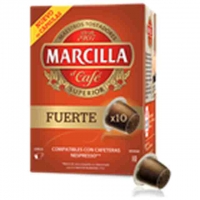 CAFÉ MARCILLA FUERTE CAPSULAS 10U