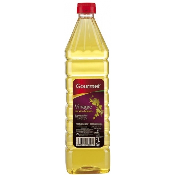 VINAGRE VINO BLANCO GOURMET  1L
