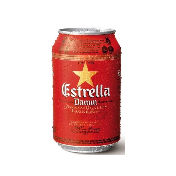  LATA CERVEZA ESTRELLA DAMM 33CL 