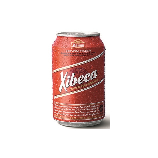 LATA CERVEZA XIBECA DAMM 33CL