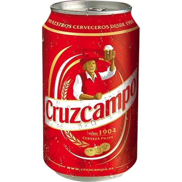 LATA CERVEZA CRUZCAMPO 33CL