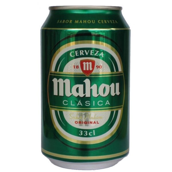 LATA CERVEZA MAHOU CLASICA 33CL 
