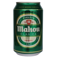 LATA CERVEZA MAHOU CLASICA 33CL 