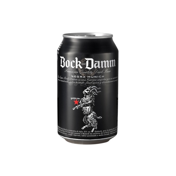  LATA CERVEZA BOCK DAMM 33CL