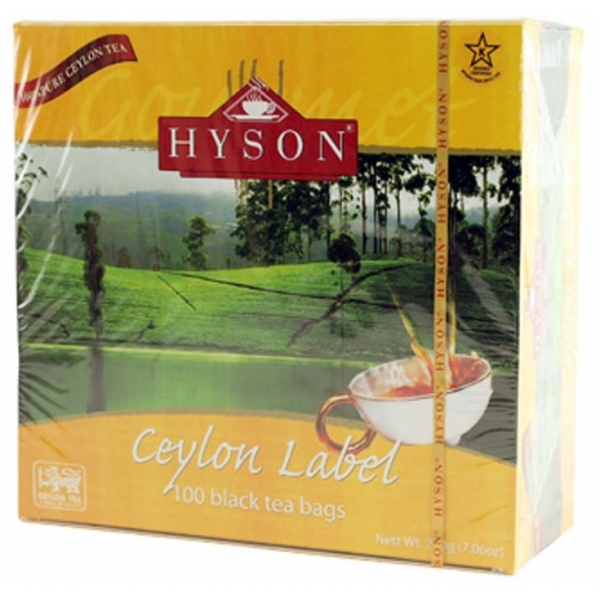 INFUSION HYSON T&Eacute; NEGRO CEYLON LABEL 100U 2GR.