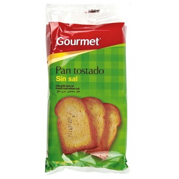 PAN  TOSTADO SIN SAL  100U 750GR