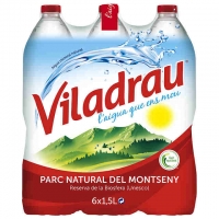 AGUA MINERAL VILADRAU  1'5 L P-6