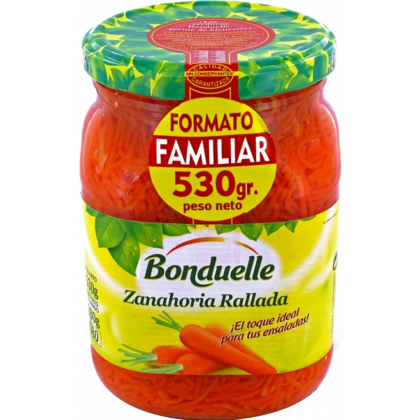 ZANAHORIA  TIRAS BONDUELLE 530/280 GR