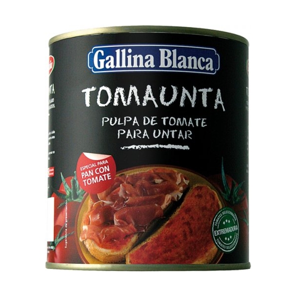 TOMAUNTA ESPECIAL PAN CON TOMATE GALLINA BLANCA 800GR