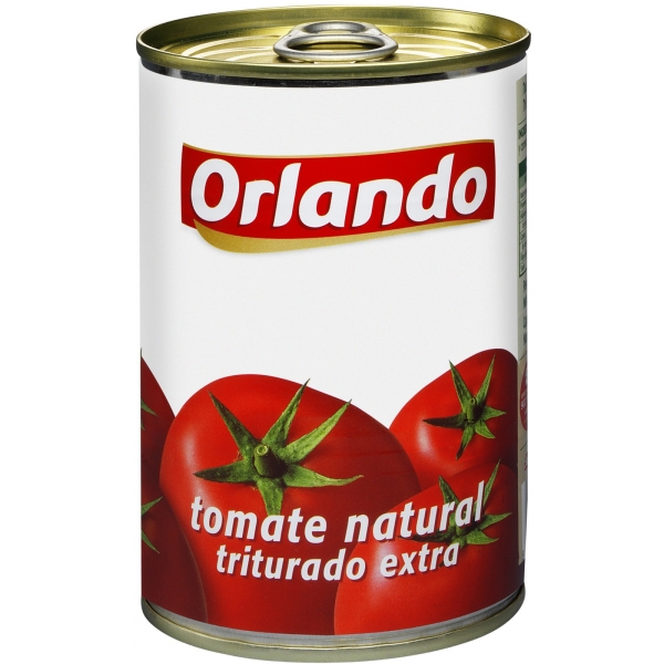 TOMATE NATURAL TRITURADO EXTRA ORLANDO 800GR