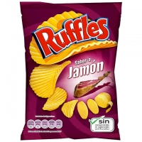 RUFFLES SABOR A JAMÓN PATATAS FRITAS 170GR