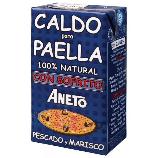 CALDO PARA PAELLA MARISCO ANETO 1L