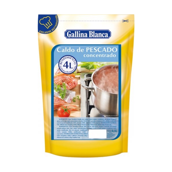 CALDO PESCADO CONCENTRADO GALLINA BLANCA 500ML