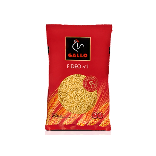 PASTA GALLO FIDEO N1  250GR