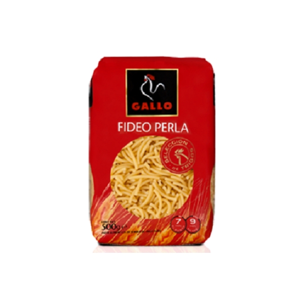 PASTA GALLO FIDEO PERLA  500GR