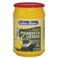 SALSA PIMIENTA VERDE GALLINA BLANCA 1KG