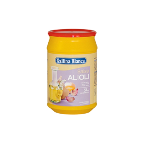 SALSA ALL I OLI GALLINA BLANCA 5LT
