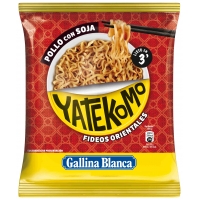 NOODLES YATEKOMO POLLO CON SOJA GALLINA BLANCA 79GR