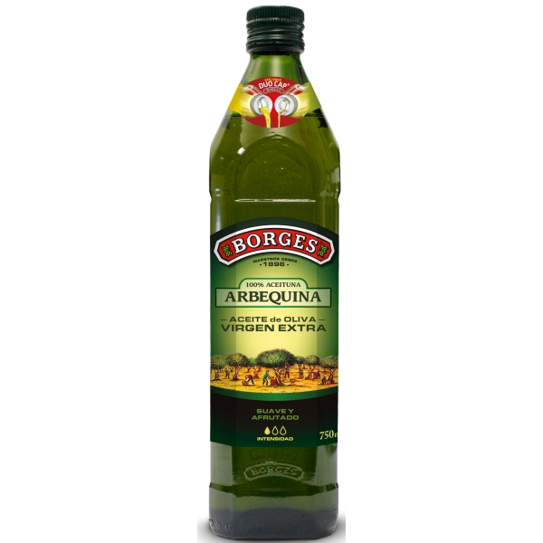  Aceite de Oliva ARBEQUINA VIRGEN EXTRA BORGES   75CL