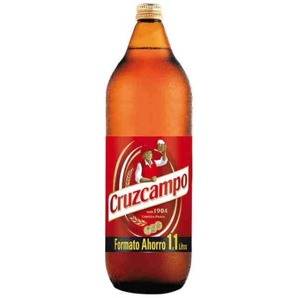  CERVEZA CRUZCAMPO 1.1L