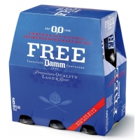 CERVEZA FREE DAMM SIN ALCOHOL 25CL P-6