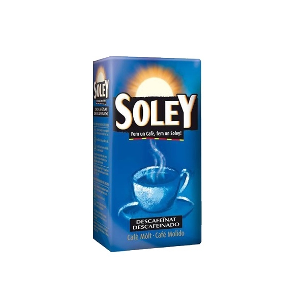 CAFE SOLEY MOLIDO DESCAFEINADO 250 GRS