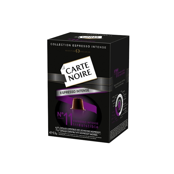 CARTE NOIRE N&deg;11 ESPRESSO INTENSE IRRESISTIBLE 10U