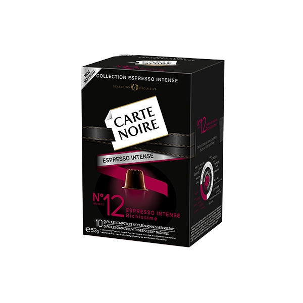 CARTE NOIRE N&deg;12 ESPRESSO INTENSE Richissime 10U