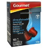 CAPSULAS COMPATIBLES NESPRESSO GOURMET DESCAFEINADO 10U