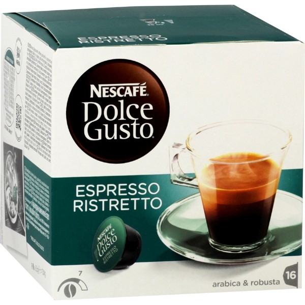 DOLCE GUSTO ESPRESO RISTRETTO  NESCAF&Eacute;  16U