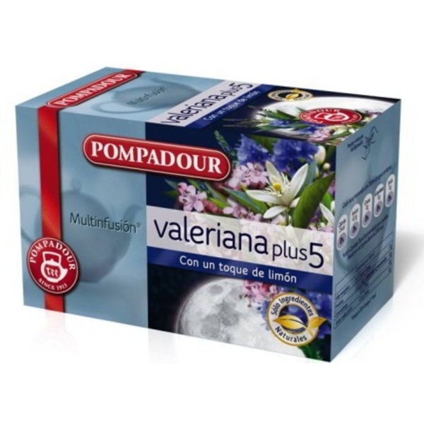 INFUSI&Oacute;N POMPADOUR VALERIANA PLUS 5  20BOLSAS
