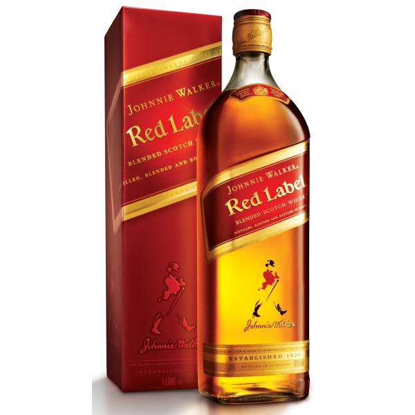 WHISKY JOHNNIE WALKER RED LABEL 1L  