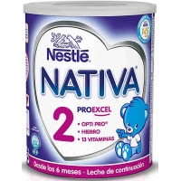NESTLÉ NATIVA 2  LECHE CONTINUACIÓN 6 MESES 800GR