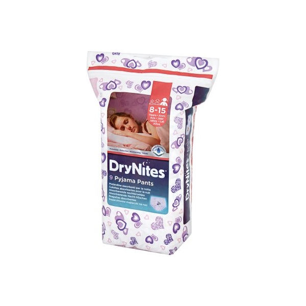 PA&Ntilde;ALES HUGGIES DRYNITES Braguitas absorbentes Ni&ntilde;a T 8-15 a&ntilde;os 9U