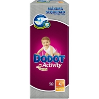 PAÑAL DODOT ACTIVITY  T-4  9-15KG  50U