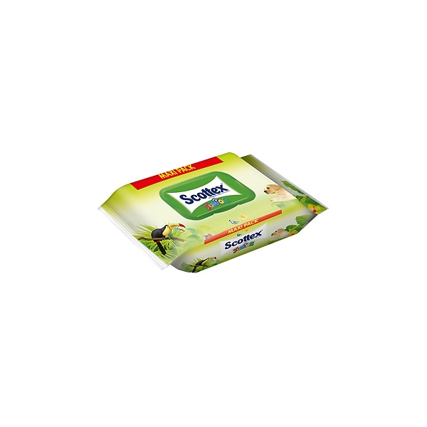 PAPEL HIGIENICO H&Uacute;MEDO JUNIOR SCOTTEX 84U