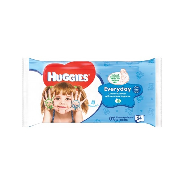 TOALLITA HUGGIES  EVERYDAY 24U 