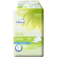 TENA LADY COMPRESA ALAS MINI 18U