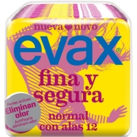 COMPRESA EVAX FINA Y SEGURA NORMAL ALAS 12U