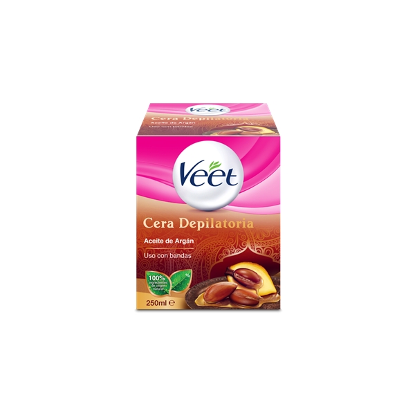 CERA TIBIA DEPILATORIA ACEITE DE ARGAN VEET 250ML
