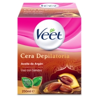 CERA TIBIA DEPILATORIA ACEITE DE ARGAN VEET 250ML