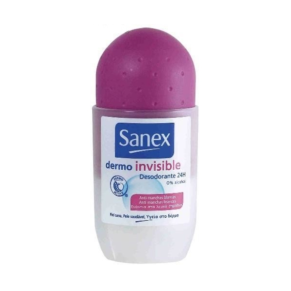 DESODORANTE SANEX INVISIBLE ROLL ON 50ML