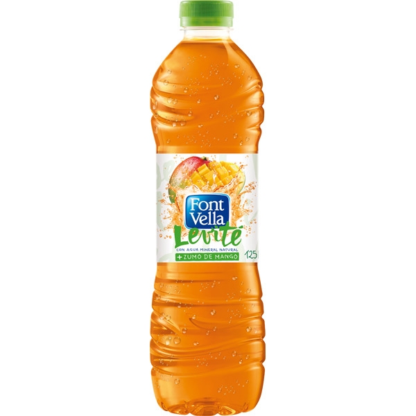 AGUA FONT VELLA LEVIT&Eacute; MANGO  1.25L
