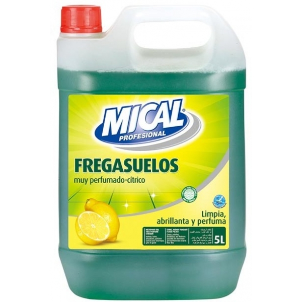 5 X FREGASUELOS PERFUMADO CITRICO MICAL 5L ENVIO A MADRID