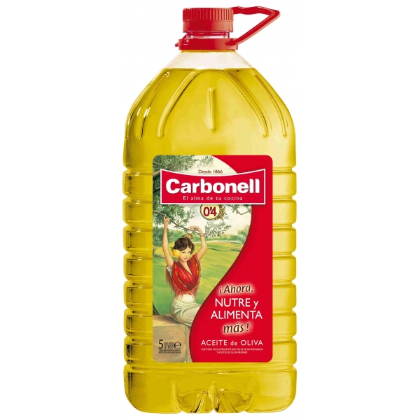 ACEITE OLIVA CARBONELL  SUAVE 0.4&ordm;   5L